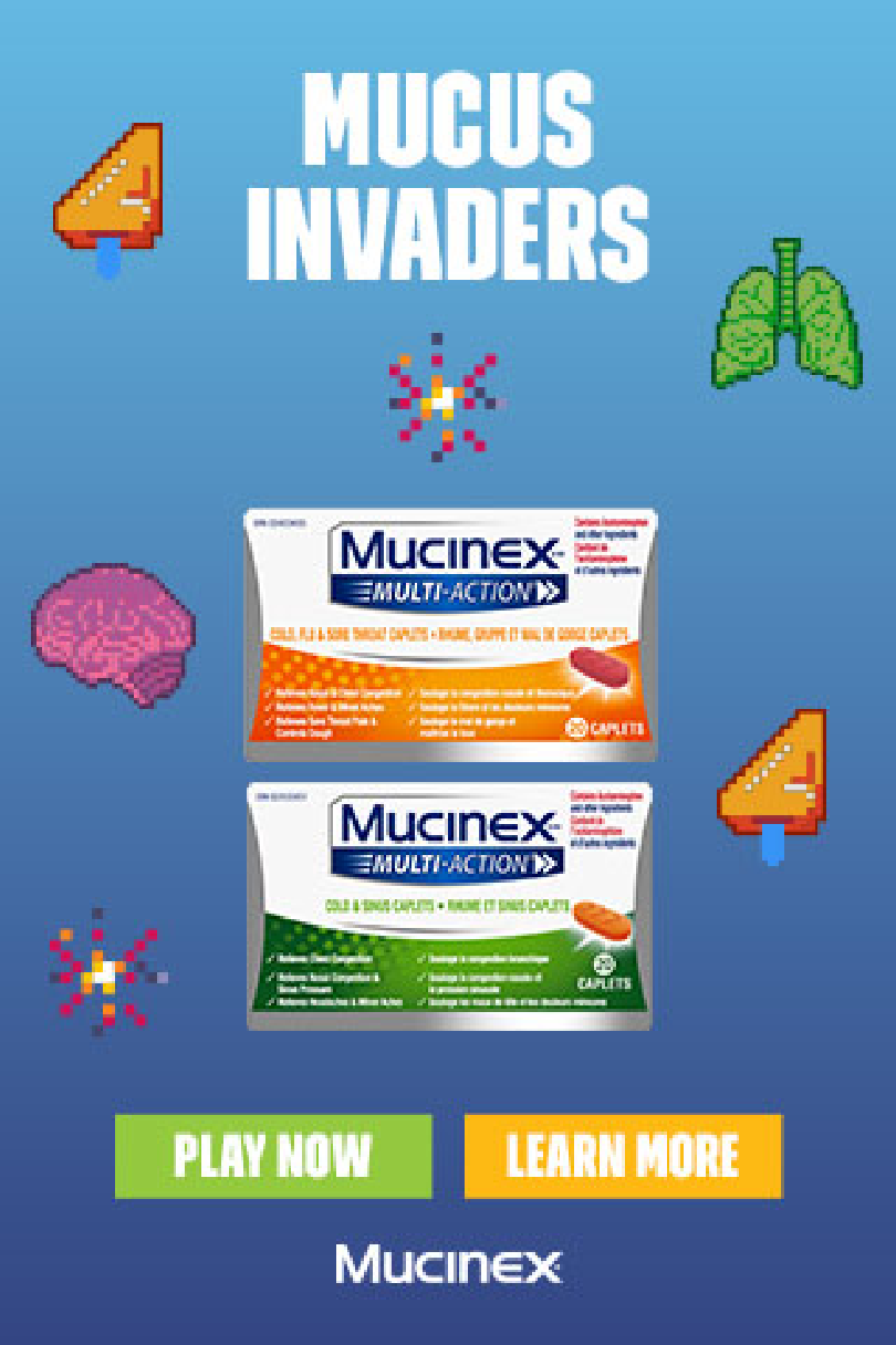 A gamified execution inspired by the benefits of Mucinex Multi-Action